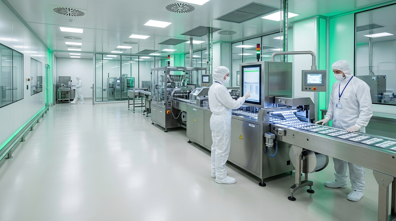 Automated High-Speed Sterile Packaging Line